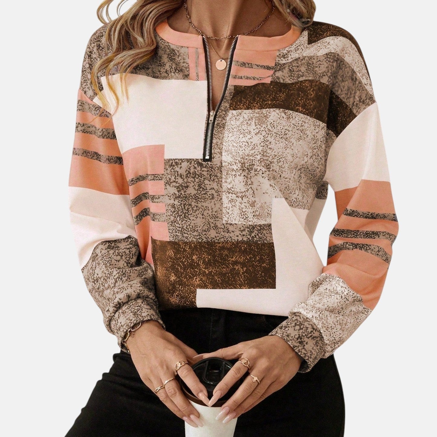 Marla | Sweat-shirt vintage chic