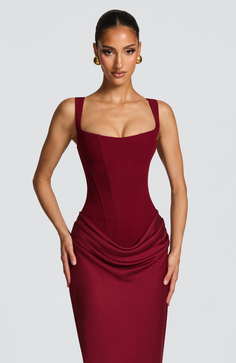ELENA™ | VESTIDO MAXI CON FORMA DE RELOJ DE ARENA
