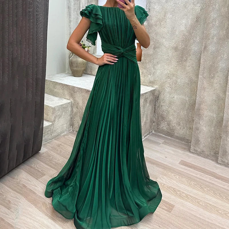 Vestido de Noche Plisado Rory