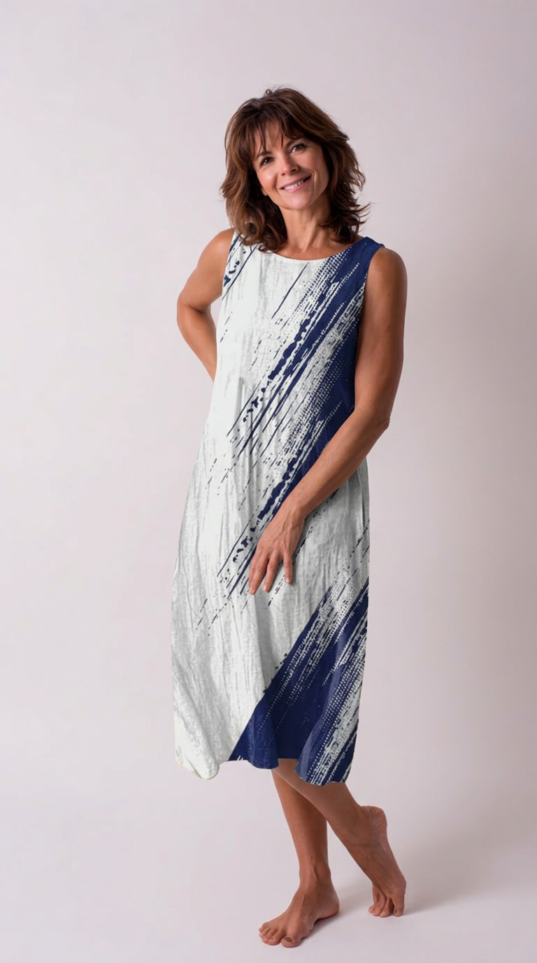 Elena - Robe Midi pour Tous les Jours