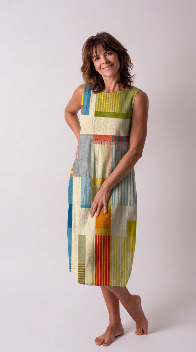 Elara - Robe Midi Quotidienne