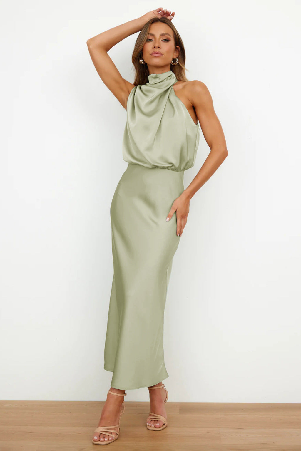 Robe Quentin Sahara Drapée