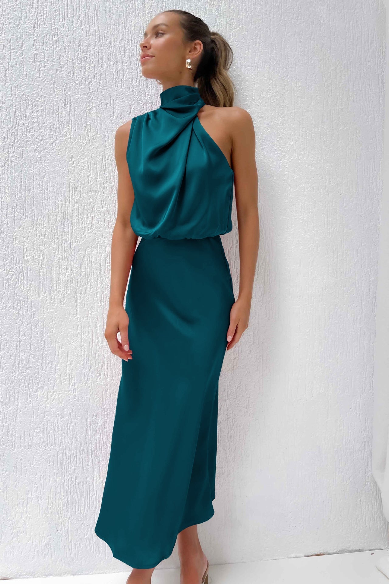 Robe Quentin Sahara Drapée