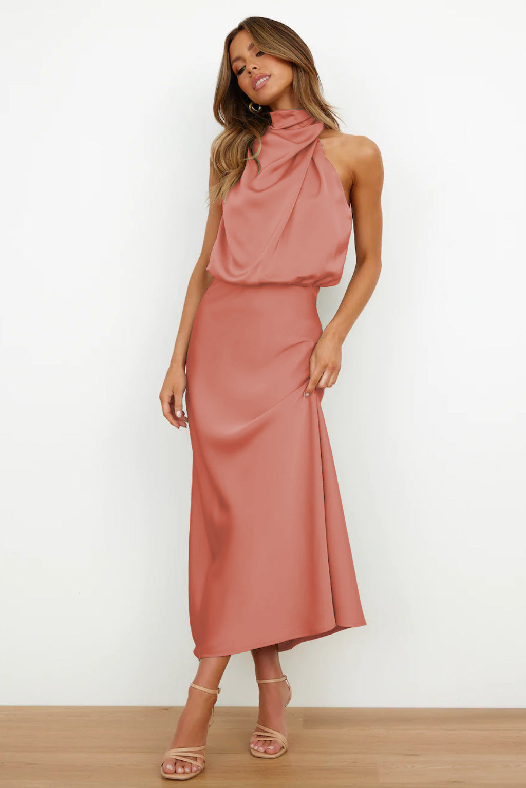 Robe Quentin Sahara Drapée