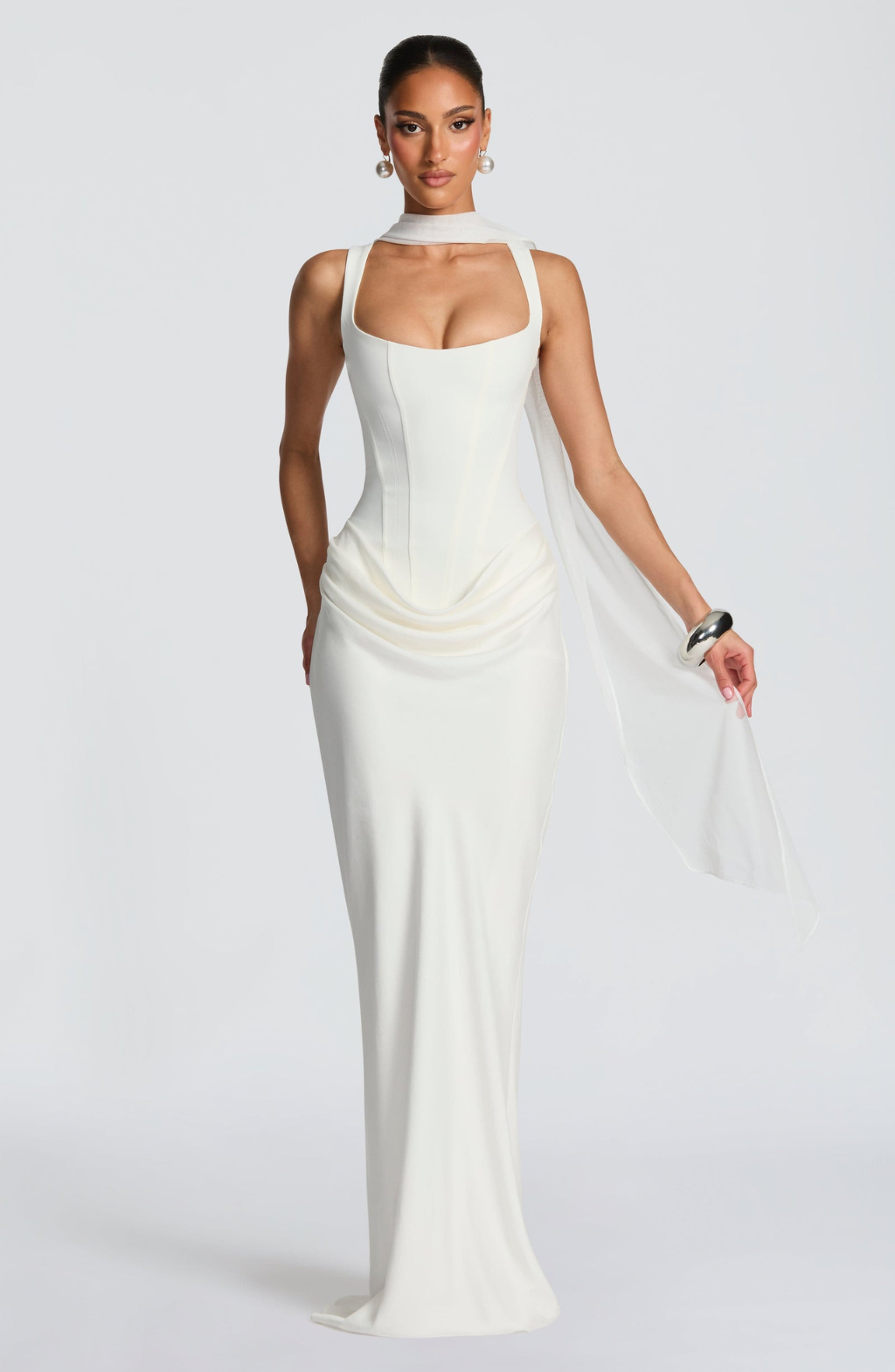 ELENA™ | ROBE MAXI EN FORME DE SABLE