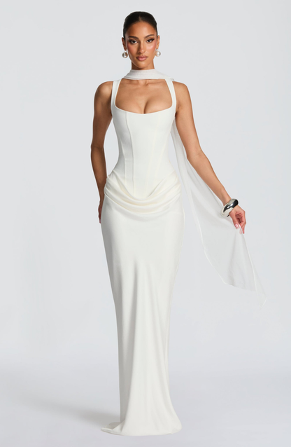 ELENA™ | ROBE MAXI EN FORME DE SABLE