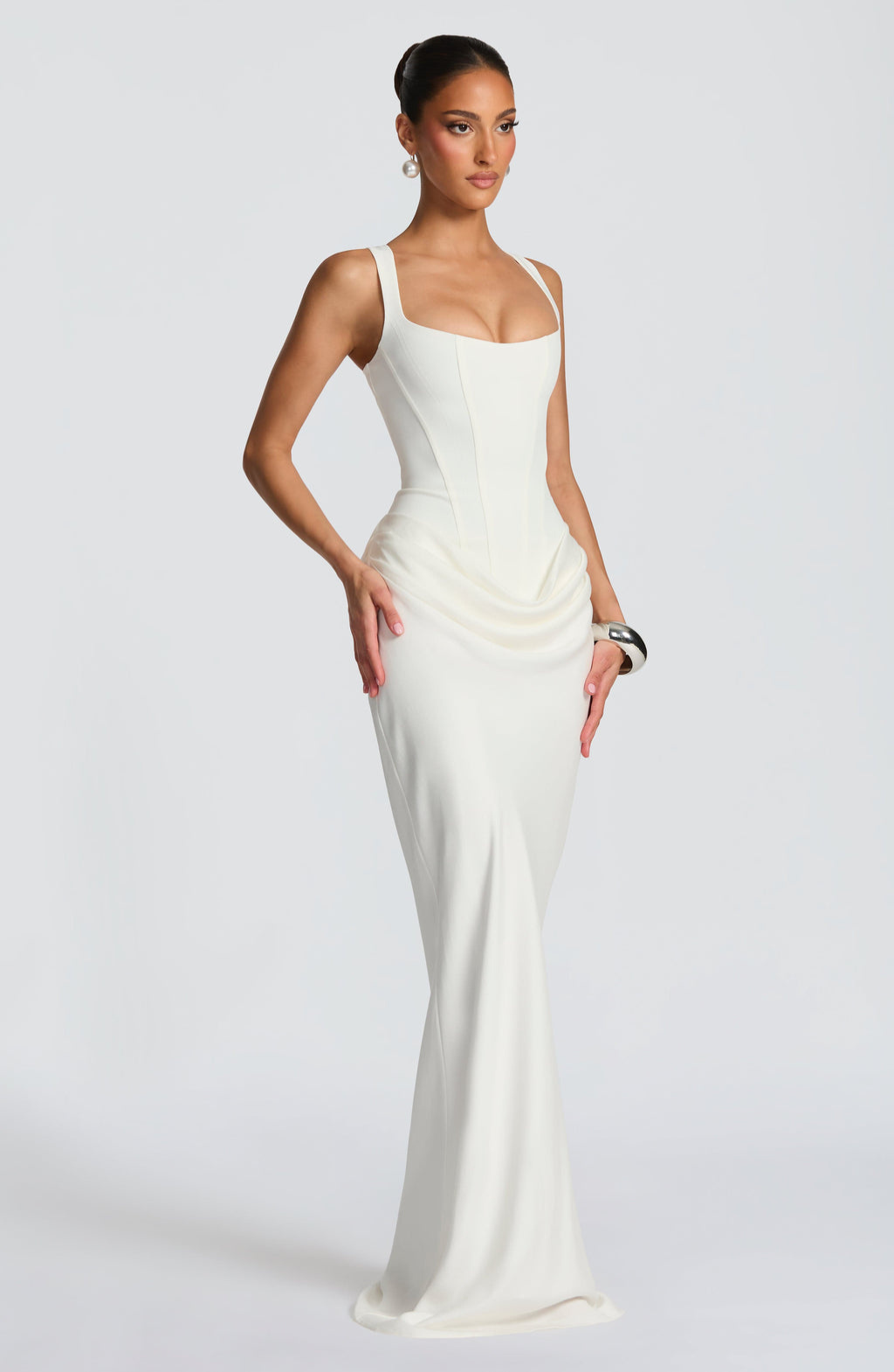 ELENA™ | ROBE MAXI EN FORME DE SABLE