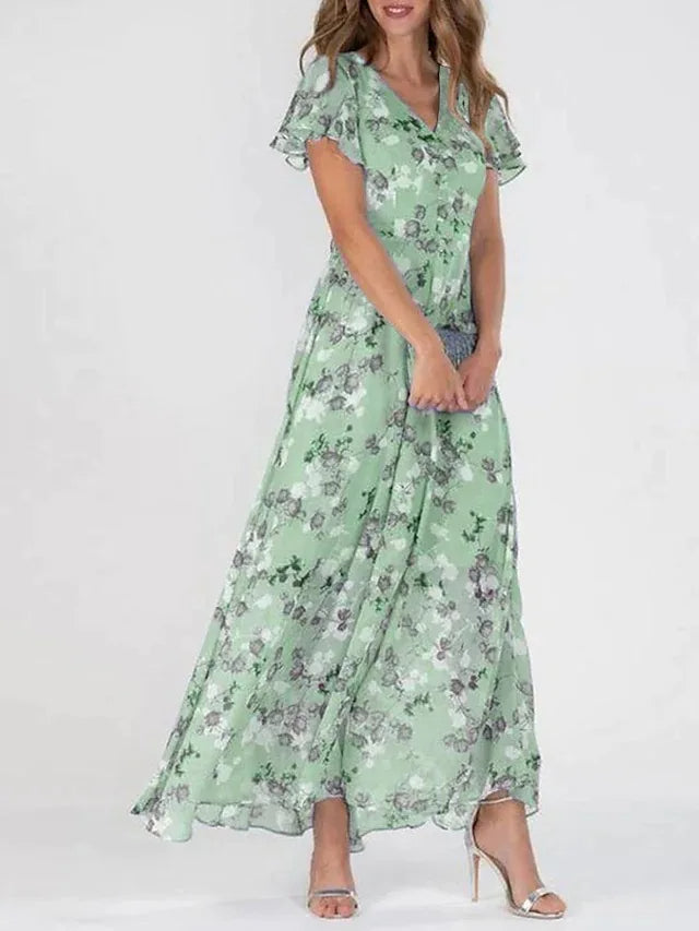 Vestido glamoroso que cubre el abdomen