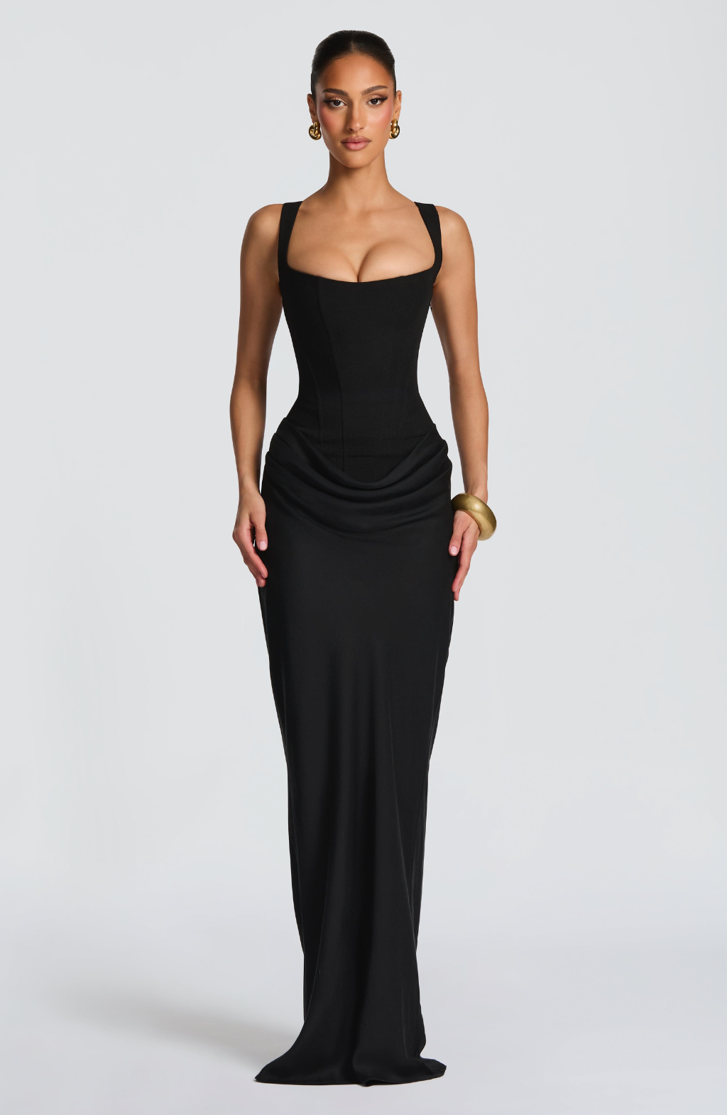 ELENA™ | ROBE MAXI EN FORME DE SABLE