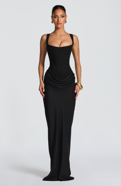 ELENA™ | ROBE MAXI EN FORME DE SABLE