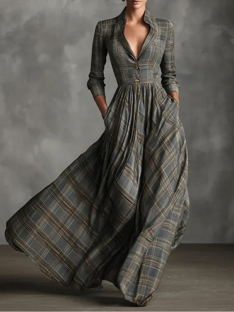 Eva ║ Robe Longue Moderne