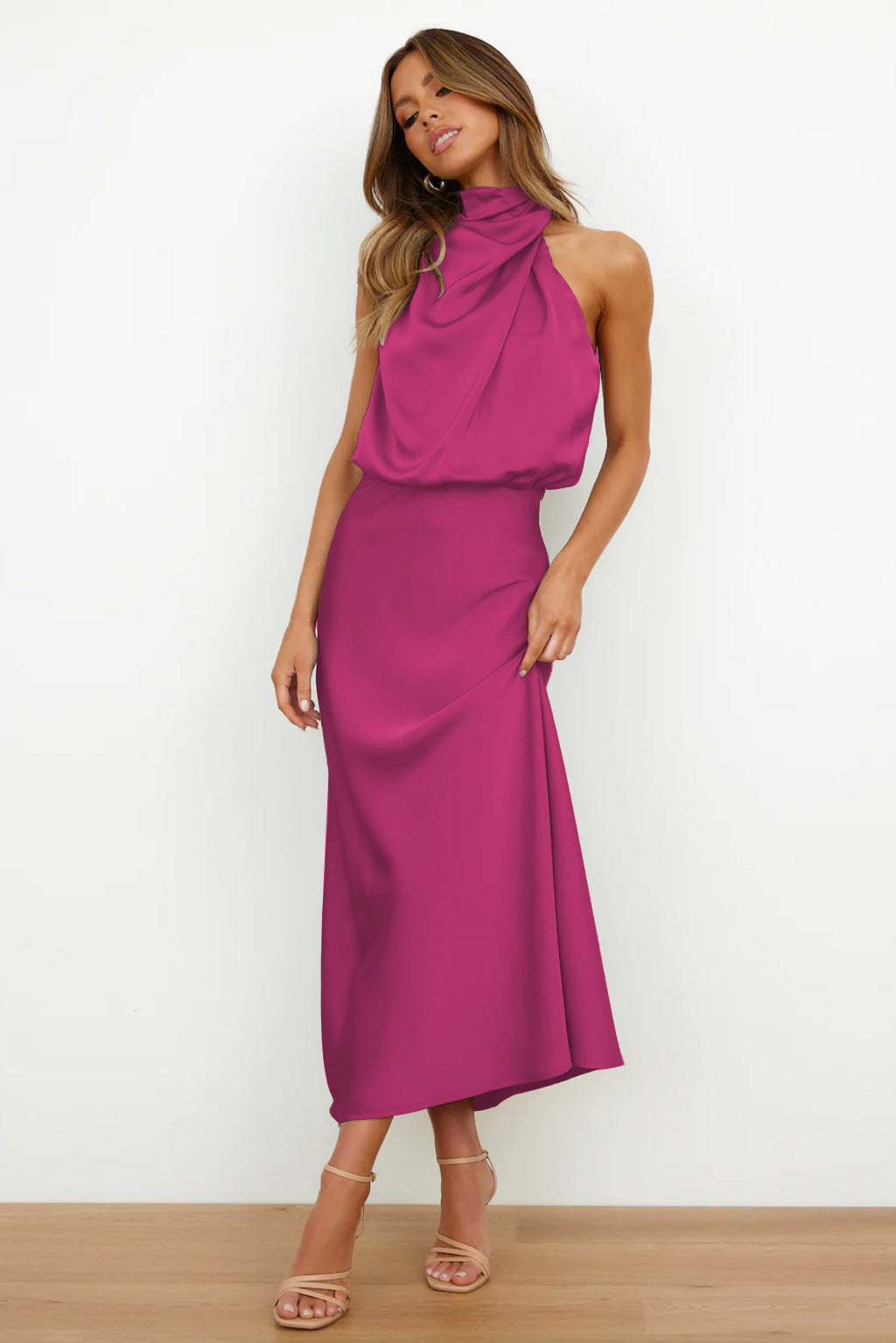 Robe Quentin Sahara Drapée