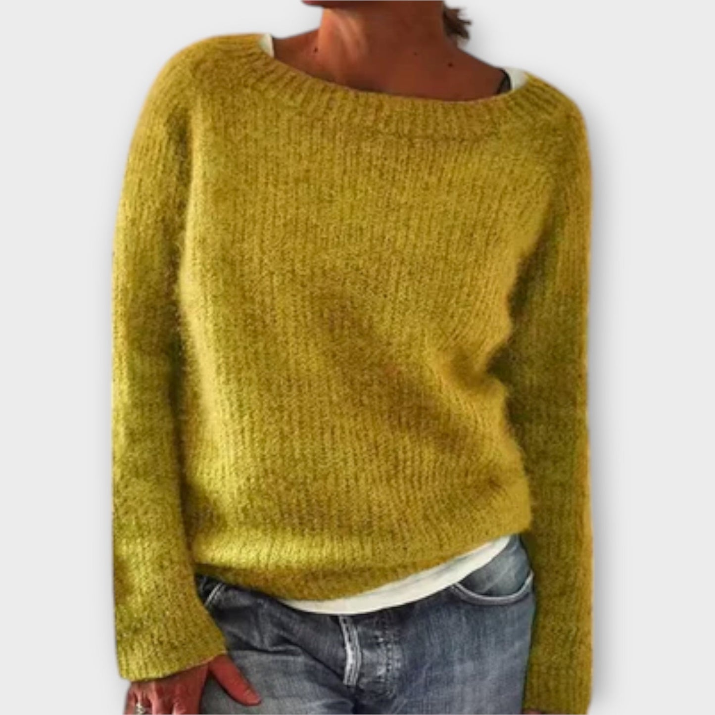 Regine – pull en maille unie