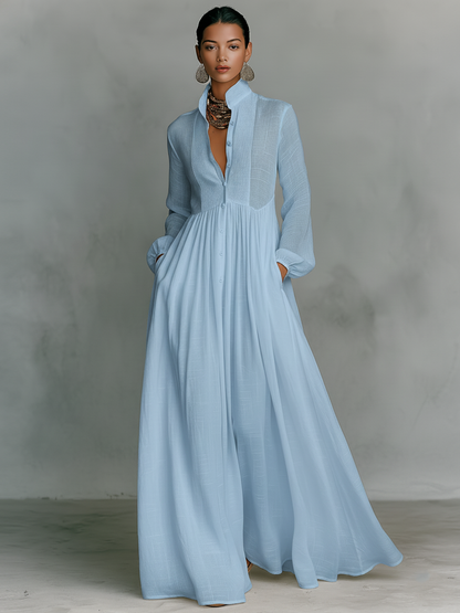 FONTANA | Maxi Minimaliste en Coton et Lin