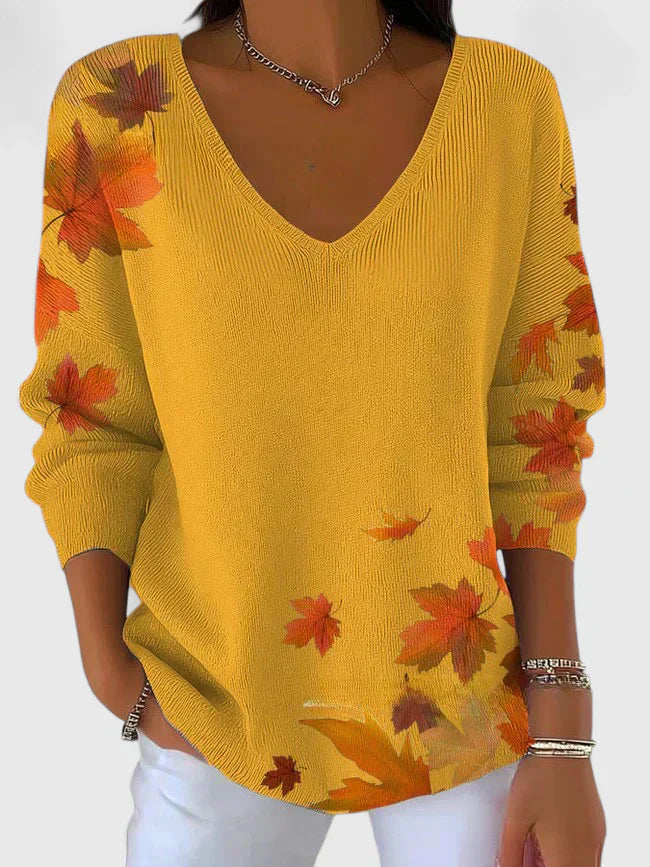 Sera™ | Pull élégant à col en V