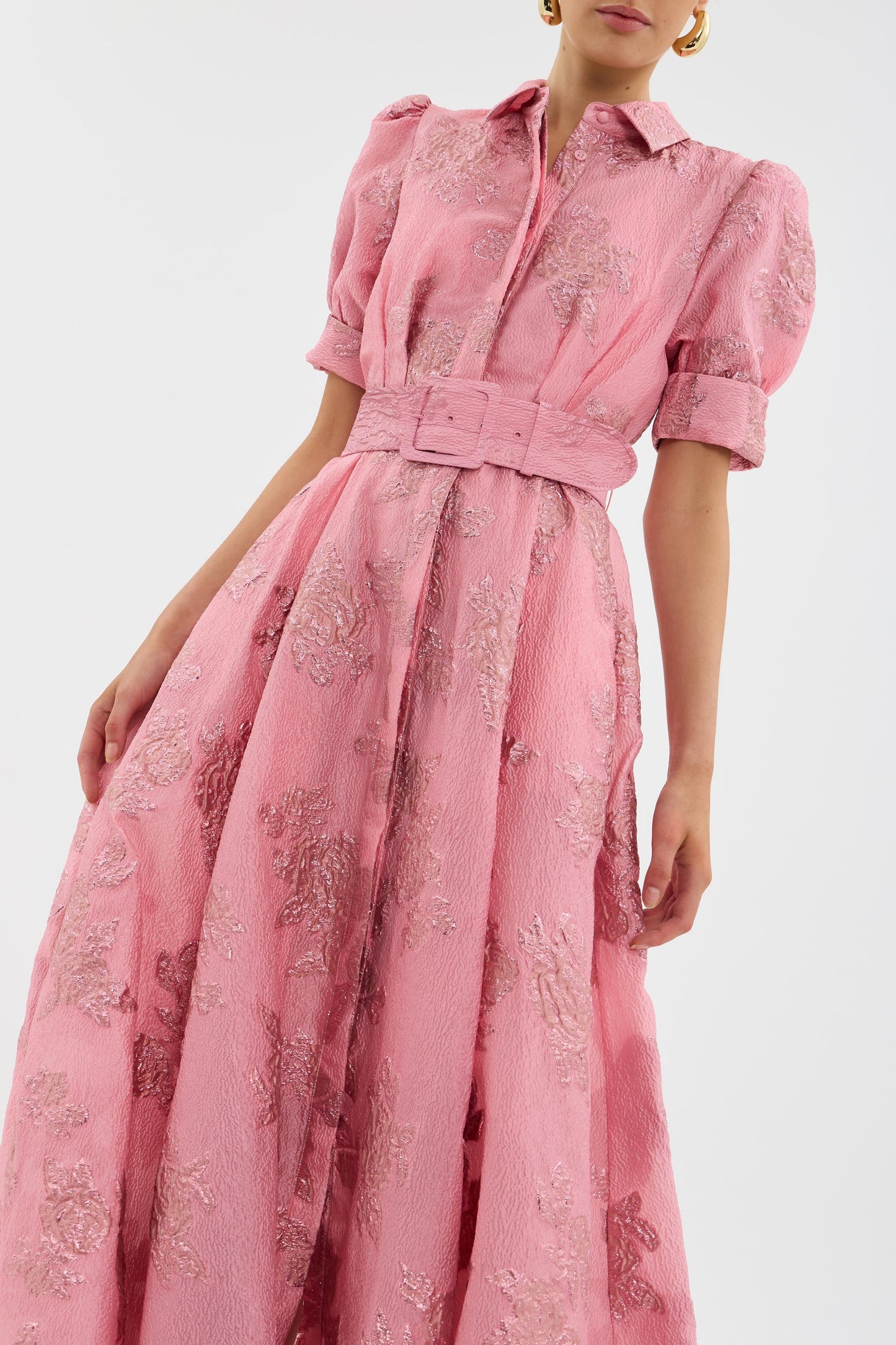 Anabella - Robe à Manches Courtes Bouffantes