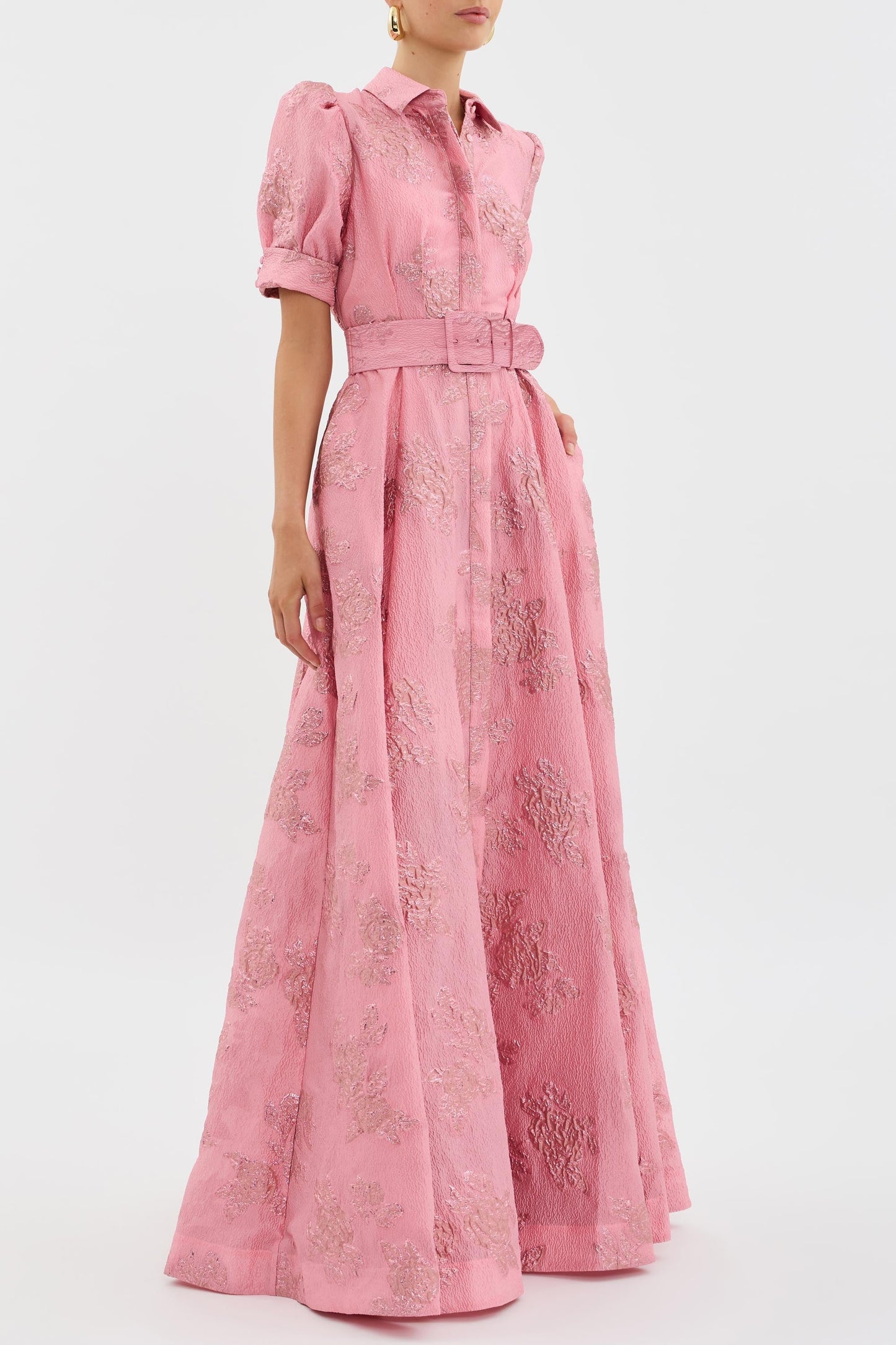Anabella - Robe à Manches Courtes Bouffantes