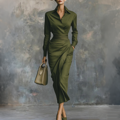 Narelle™ | Robe portefeuille cintrée et élégante