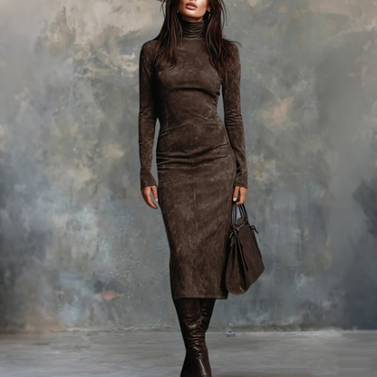 Naya™ | Robe midi élégante à ceinture