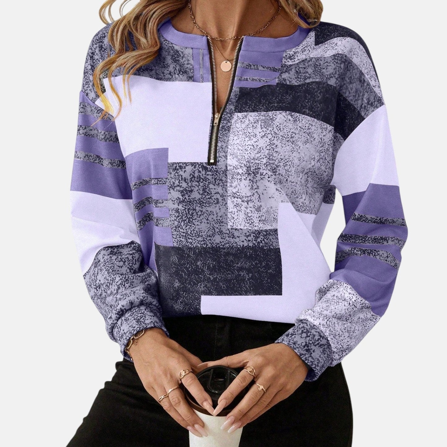 Marla | Sweat-shirt vintage chic