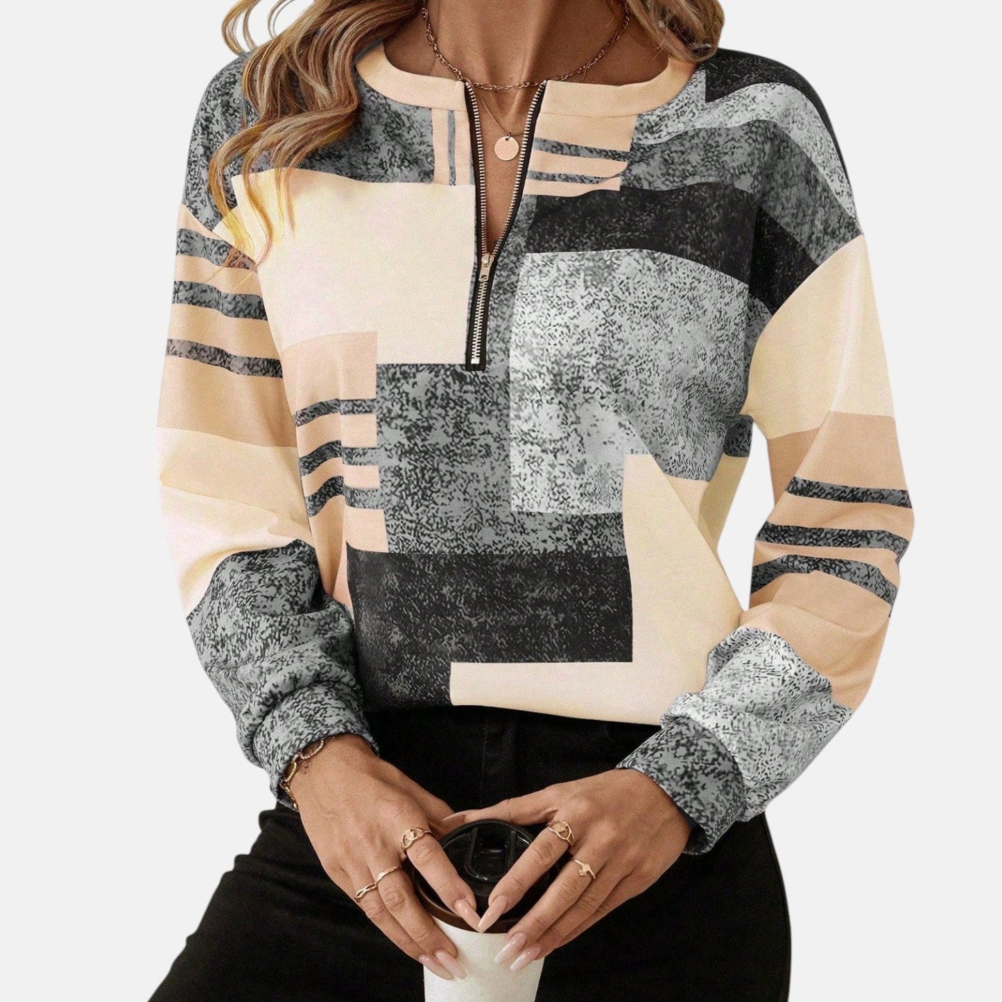 Marla | Sweat-shirt vintage chic