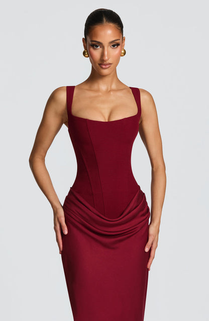 ELENA™ | ROBE MAXI EN FORME DE SABLE