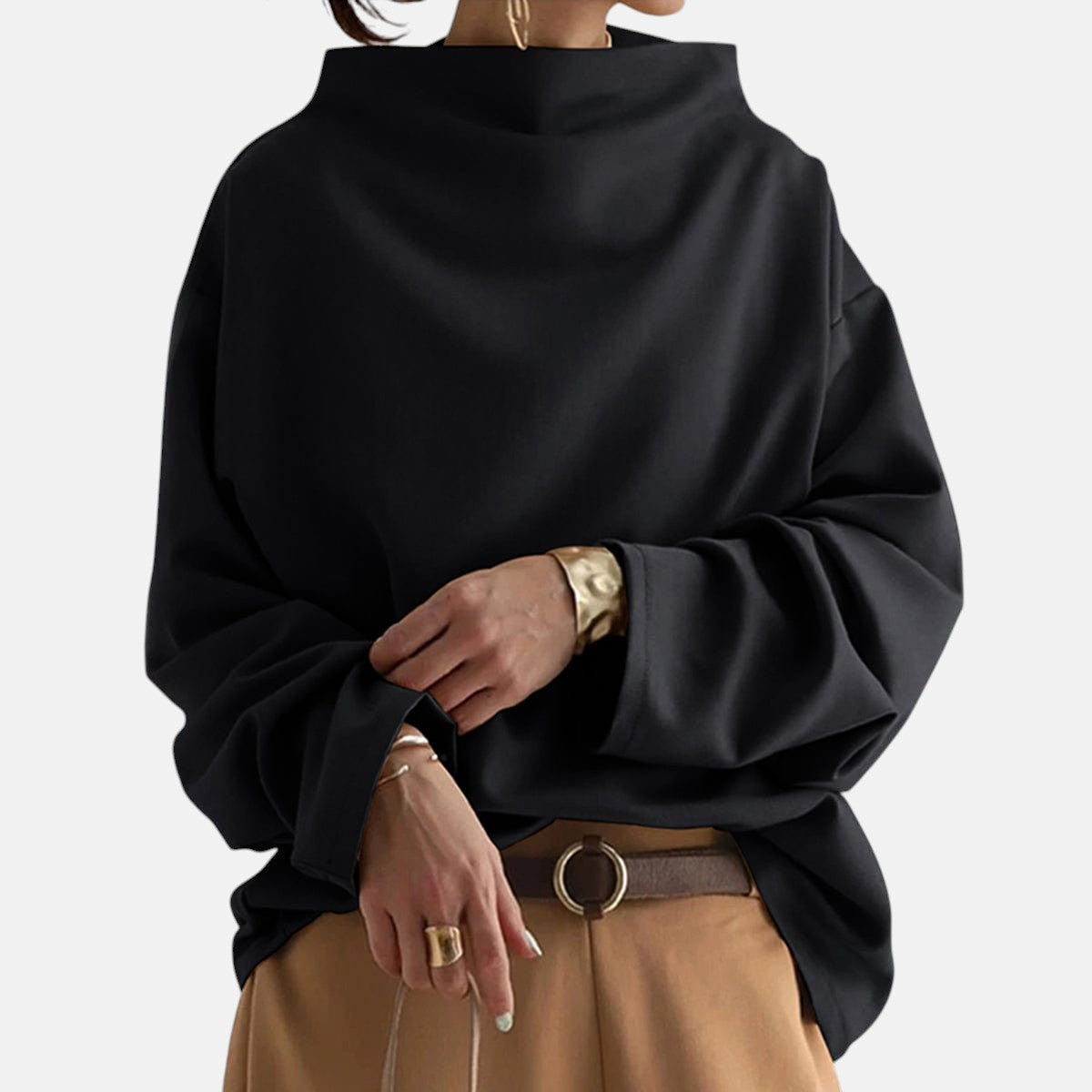 Gabriella™ | Pull élégant avec col montant