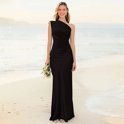 Robe Maxi avec Culpabilité en Satin