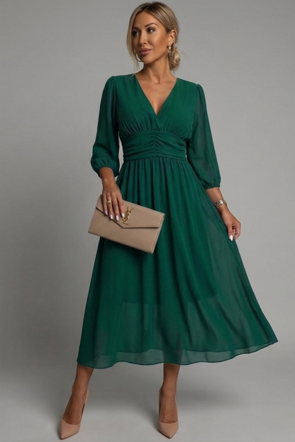 Camila | Robe enveloppante élégante