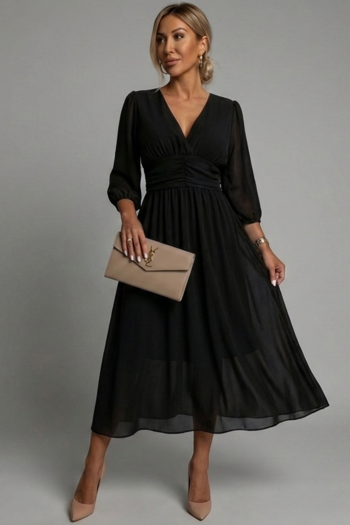 Camila | Robe enveloppante élégante