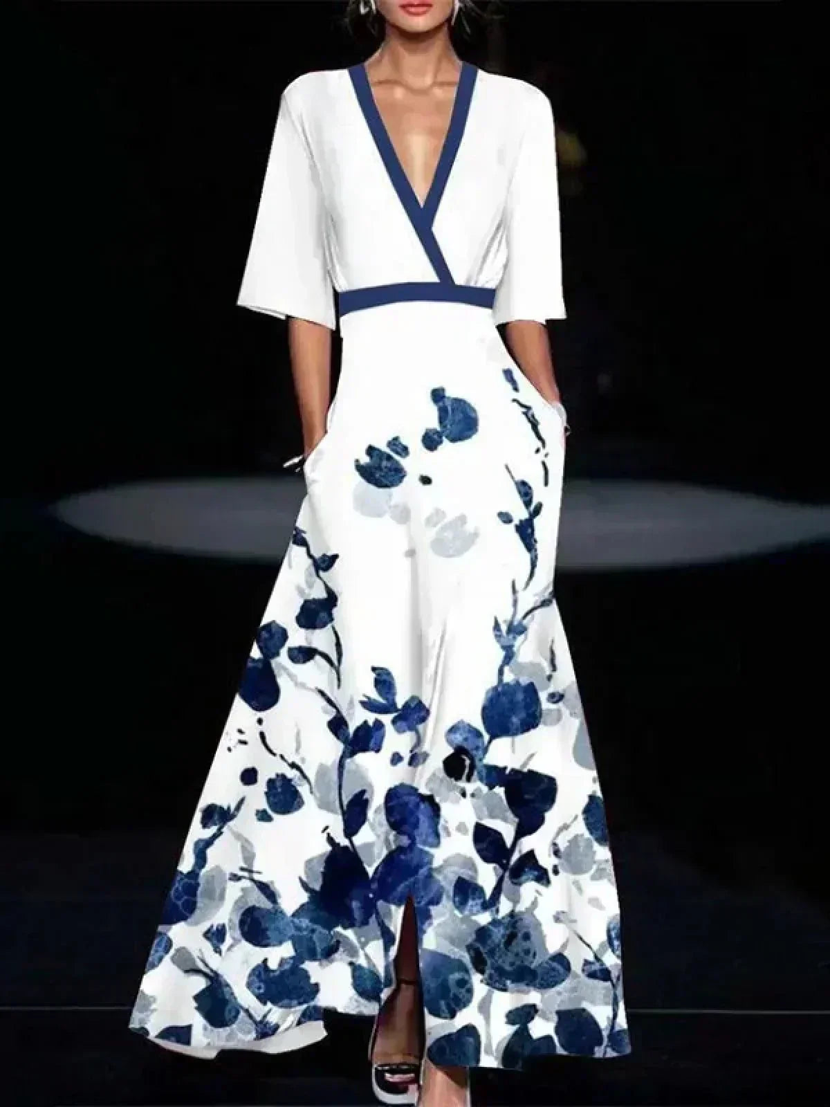 Robe en Viscose Élégante
