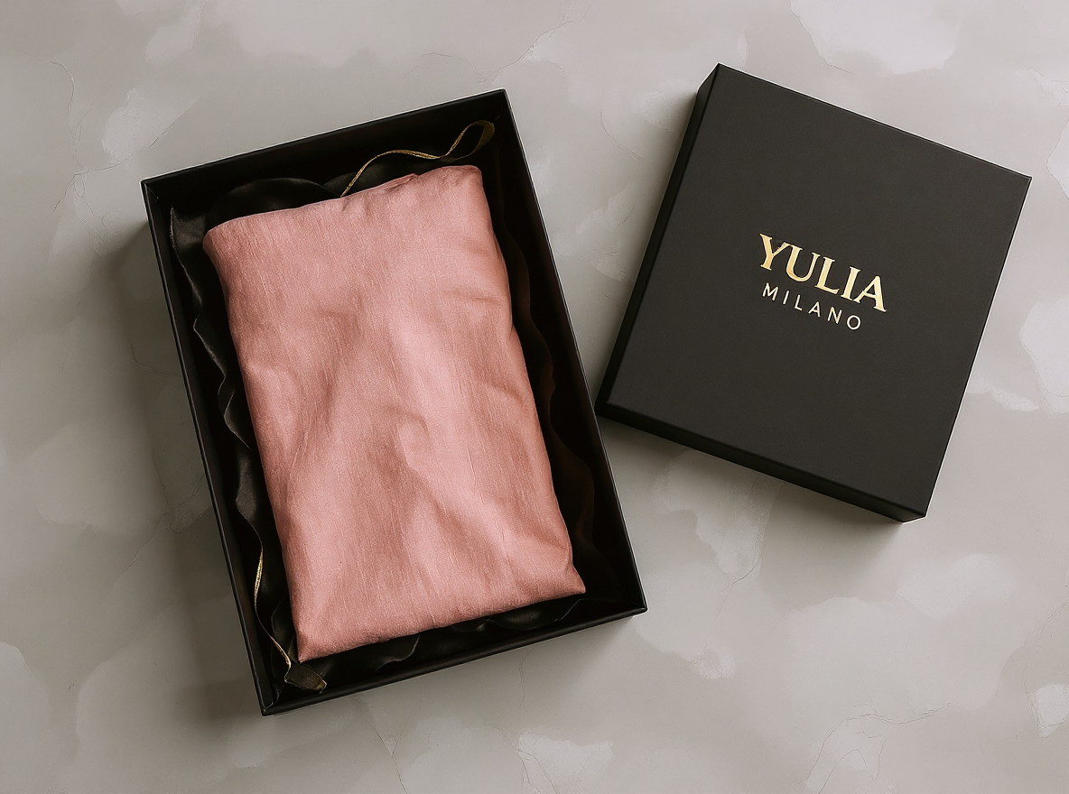 Blush Linen Wrap Maxi Dress