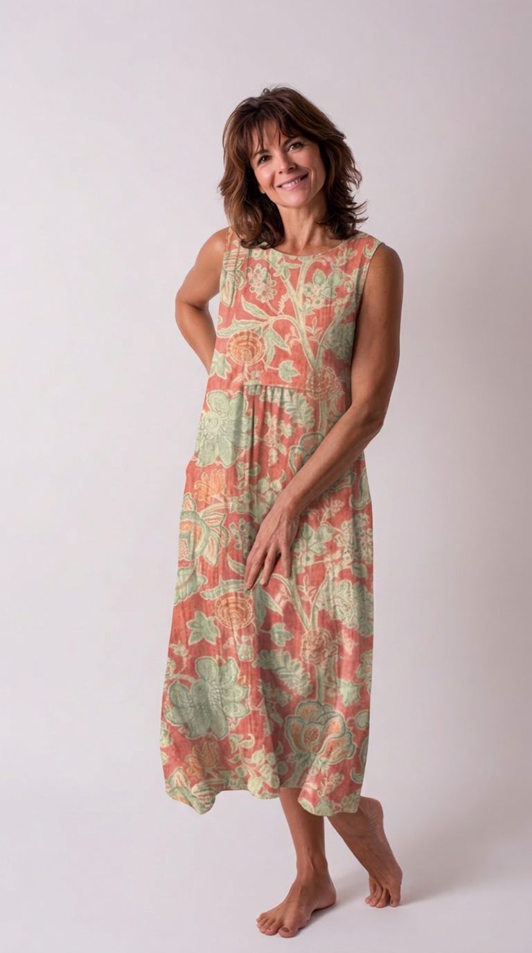 Raya - Robe Midi Quotidienne