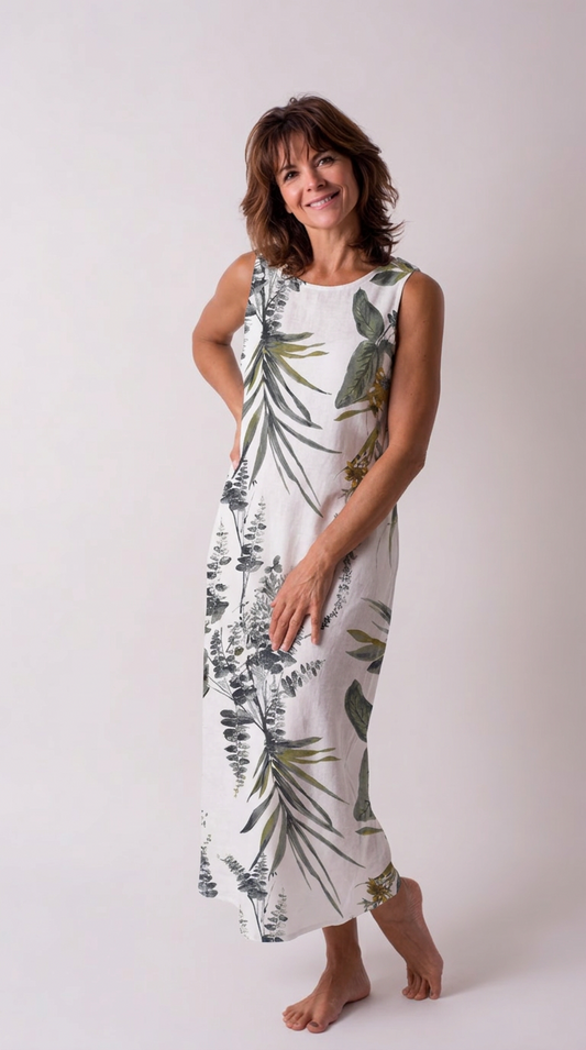 Sunniva - Robe Charm en Toile