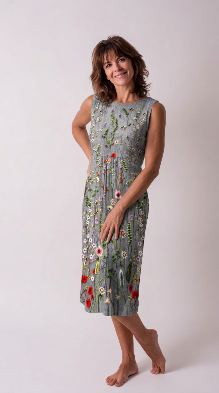 Aria - Robe Midi Quotidienne