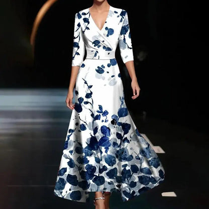 Vestido Chic con Estampado Floral